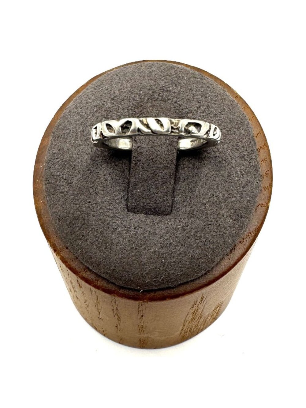 Silpada Sterling Silver 925 Scroll Design Band 2.4mm Width Ring Size 6.75